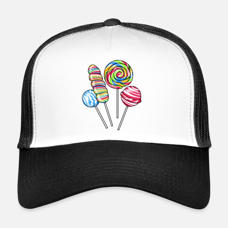 Lollipops - Trucker Cap - white/black