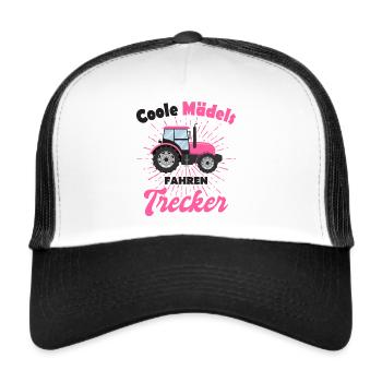 Landwirtin - Trucker Cap - Weiß/Schwarz - Vorne