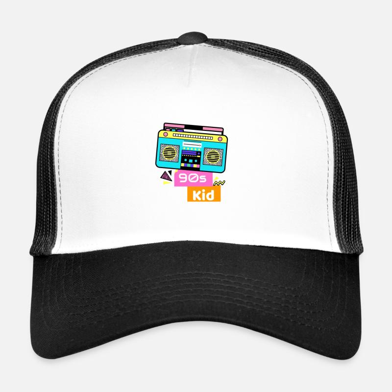 Kassettenrecorder retro Nostalgie Ghettoblaster Trucker Cap