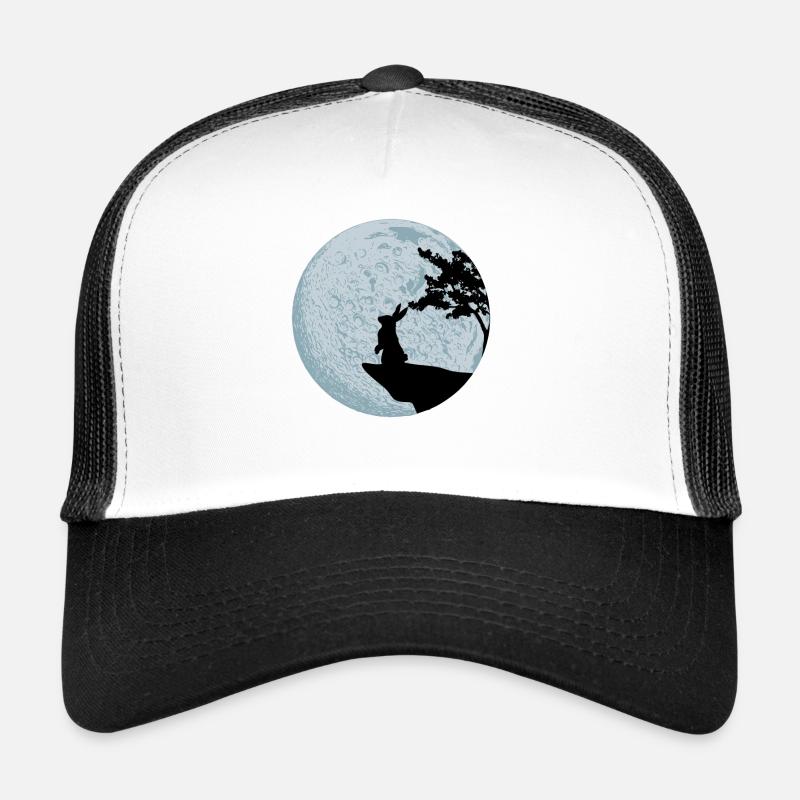 lapin - Casquette trucker  - blanc/noir