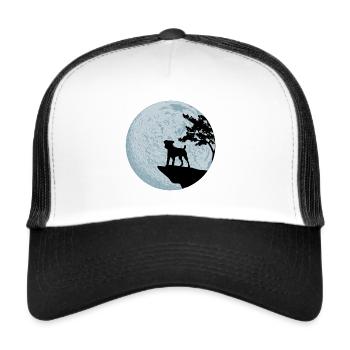 Jack Russell Terrier - Casquette trucker  - blanc/noir - Devant