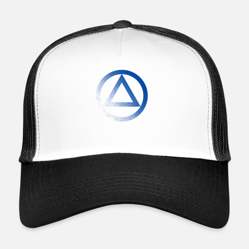 Anonymous alcoholic symbol logo AA NA anti alcohol Trucker Cap