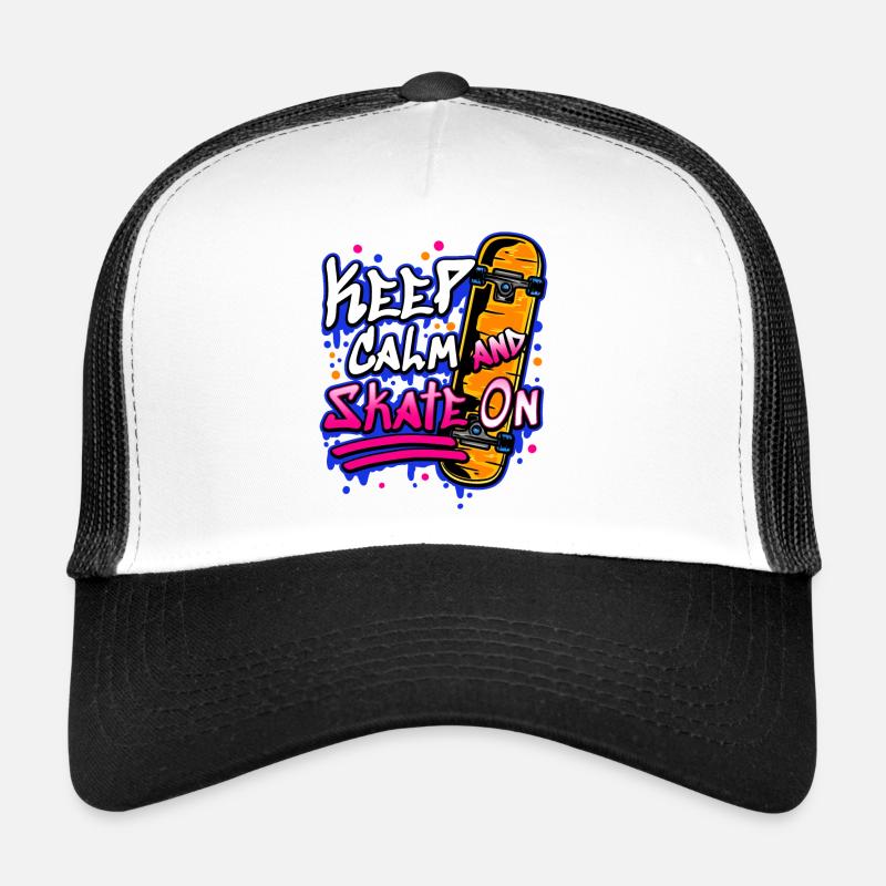 Skateboarder Skateboard Trucker Cap