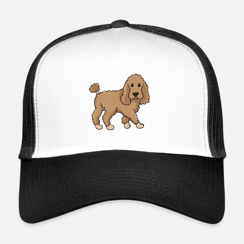 Pudel - Trucker Cap - Weiß/Schwarz