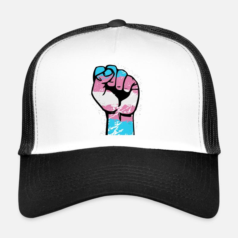 Trans Resist Poing Casquette trucker 
