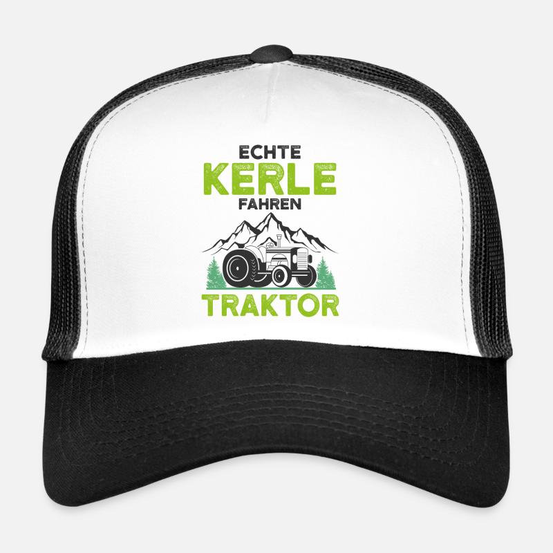 Traktor - Trucker Cap - Weiß/Schwarz