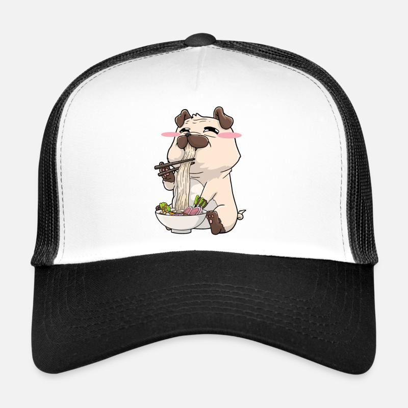 Carlin mange des ramen Casquette trucker 
