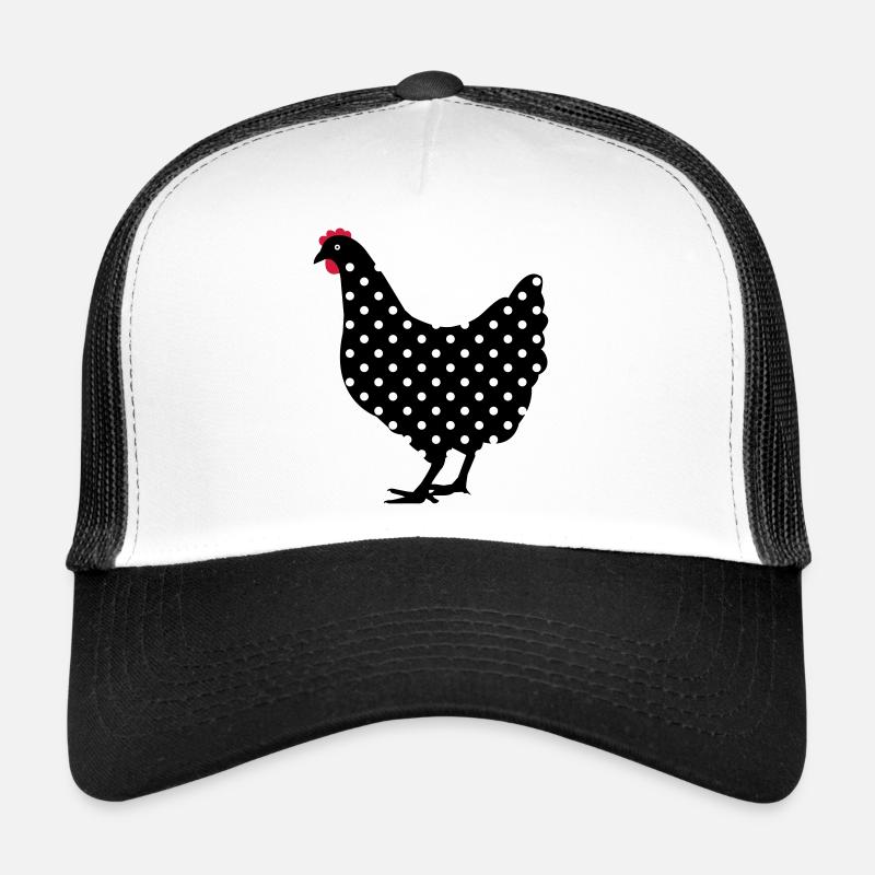 Poulet poule repéré Casquette trucker 