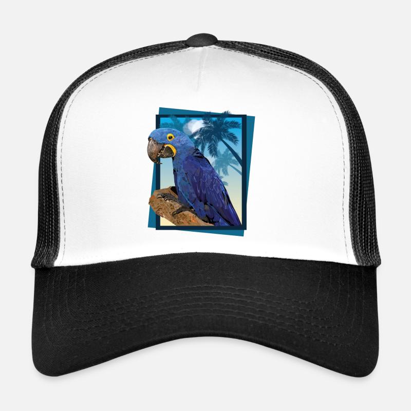 Hyazinthenaras - Trucker Cap - Weiß/Schwarz