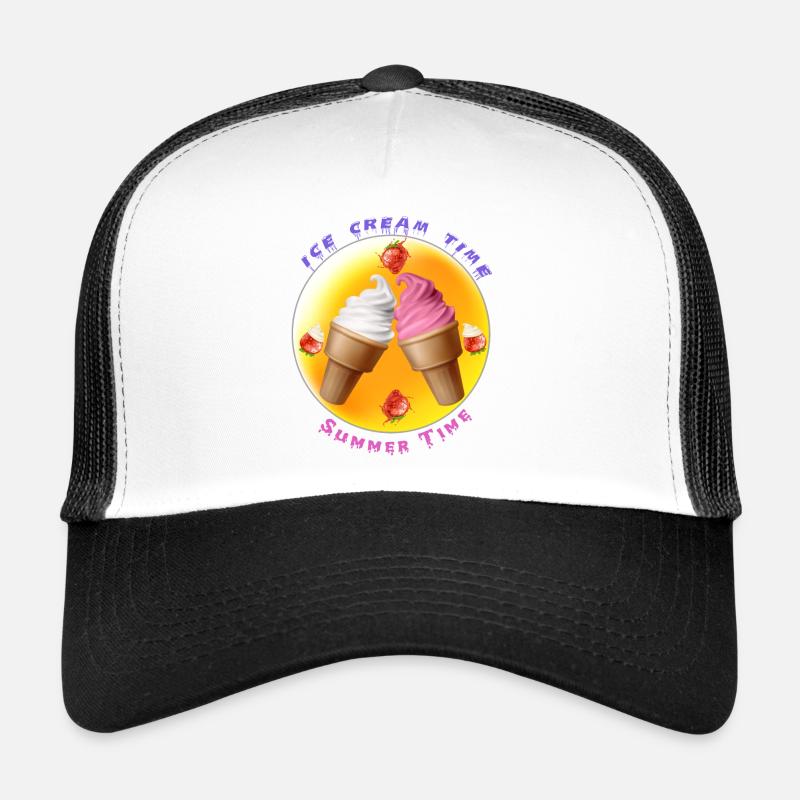 Ice Cream Time - Summer Time Trucker Cap