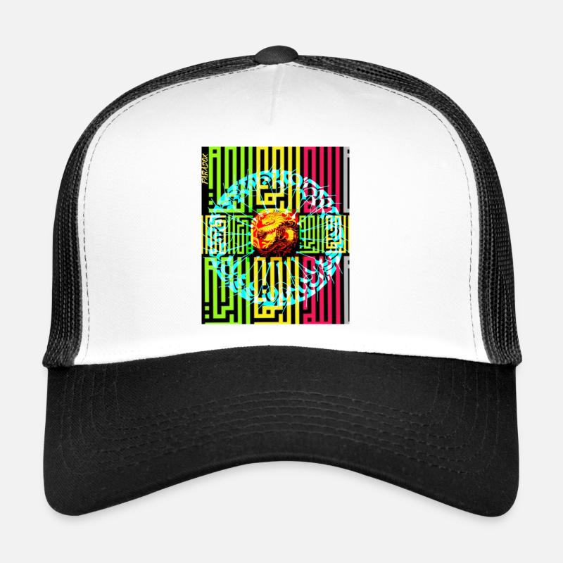 Dragon - Casquette trucker  - blanc/noir