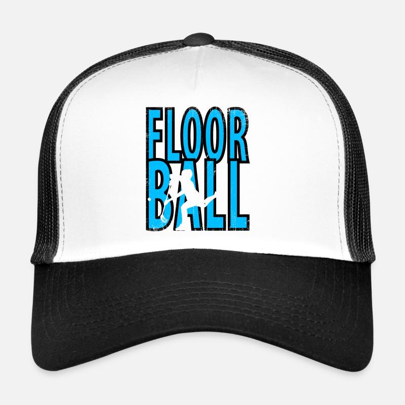 Floorball - Trucker Cap - Weiß/Schwarz