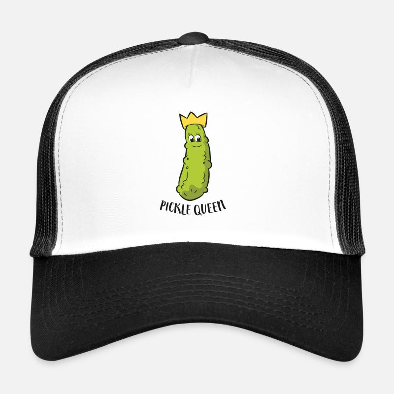 Essig Gurken Königin Essiggurken Mädchen Trucker Cap