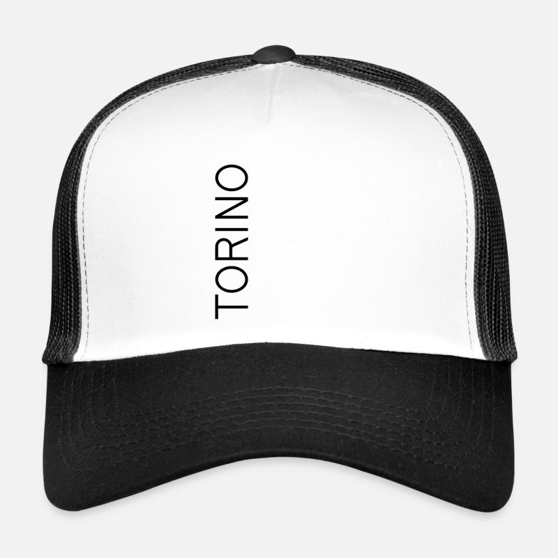 Turin – Style de faute de frappe de ville verticale Casquette trucker 