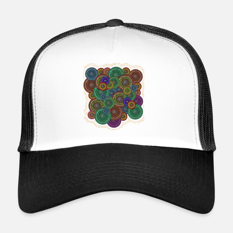 Kunstmuster der Aborigines Trucker Cap