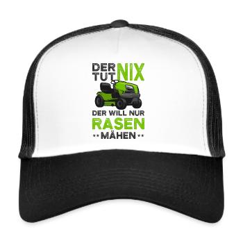 Gärtner - Trucker Cap - Weiß/Schwarz - Vorne
