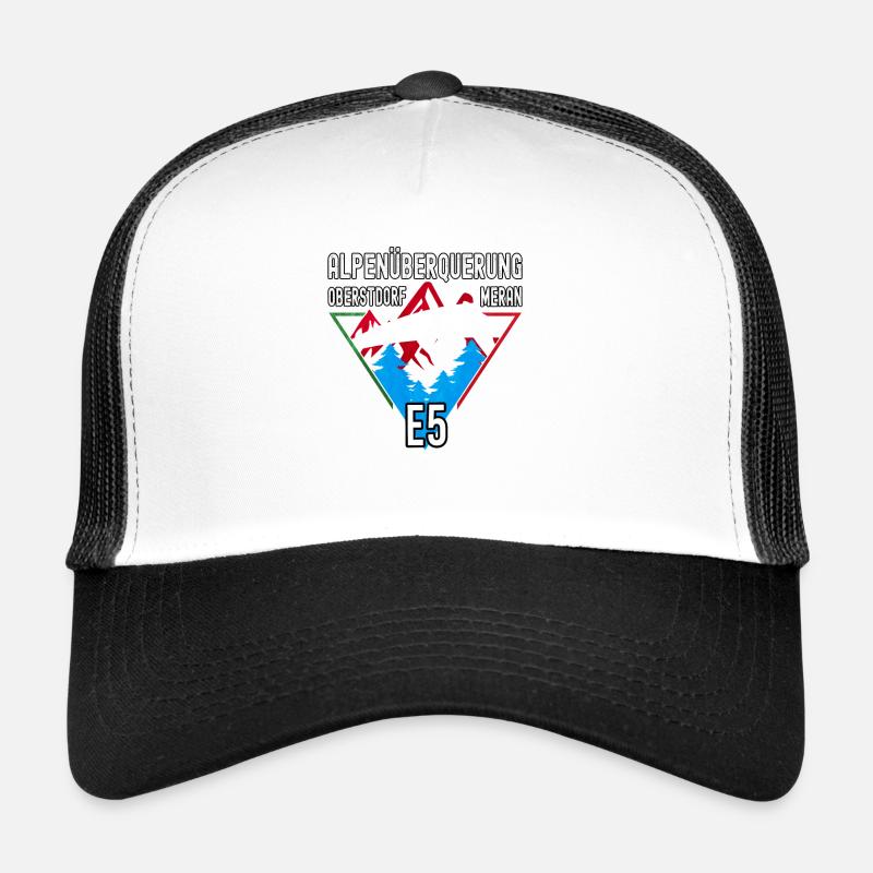 Alpenüberquerung Obertdorf Meran Route E5 Trucker Cap