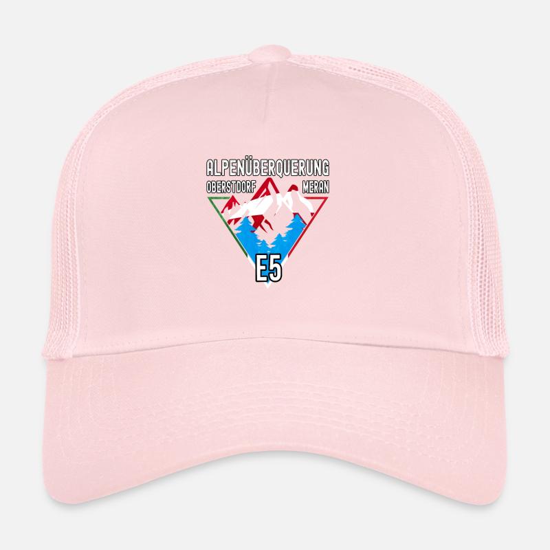 Alpenüberquerung Obertdorf Meran Route E5 Trucker Cap