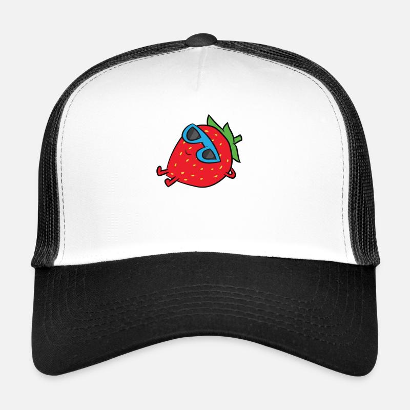 Erdbeere Summer Fruit Sonnenbrillen Auf Erdbeere Trucker Cap