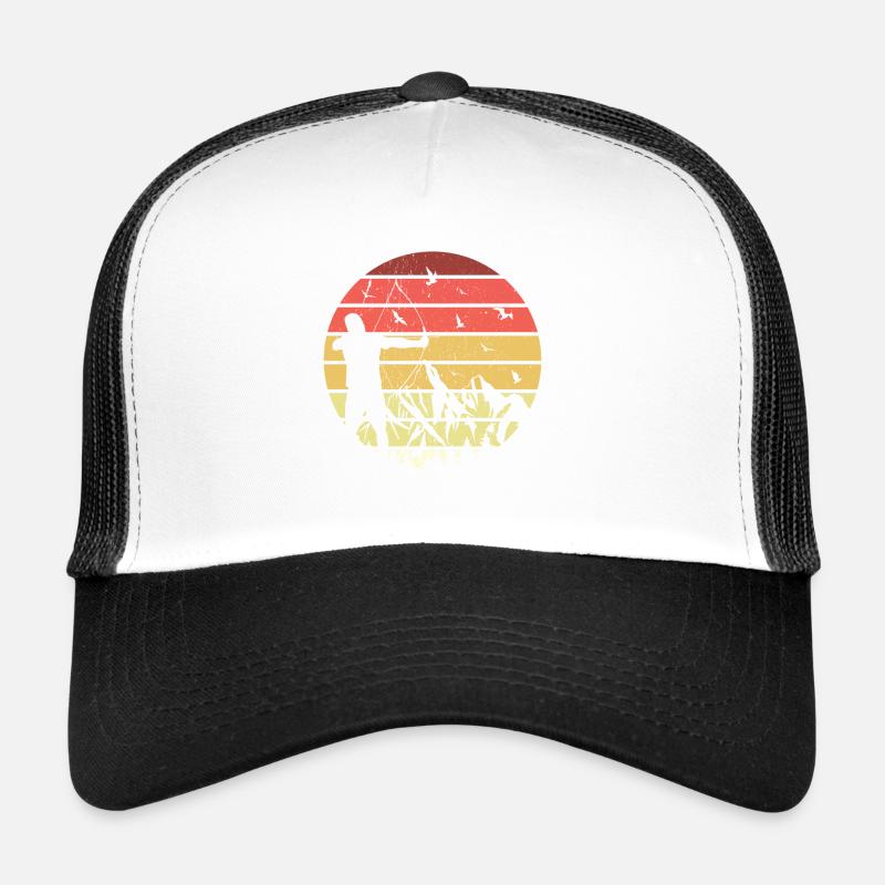 Arc archer archer archer - Casquette trucker  - blanc/noir
