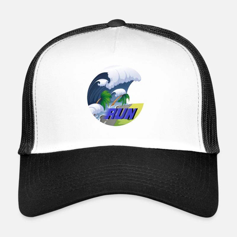 Tsunami Run Trucker Cap