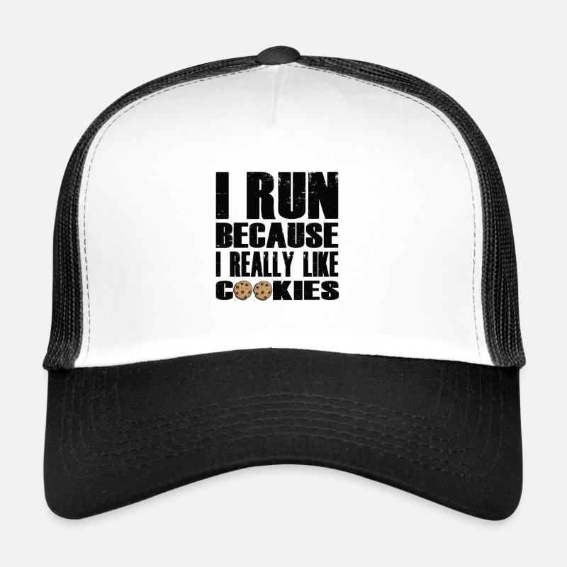 Citation de course amusante avec design de cookie Casquette trucker 