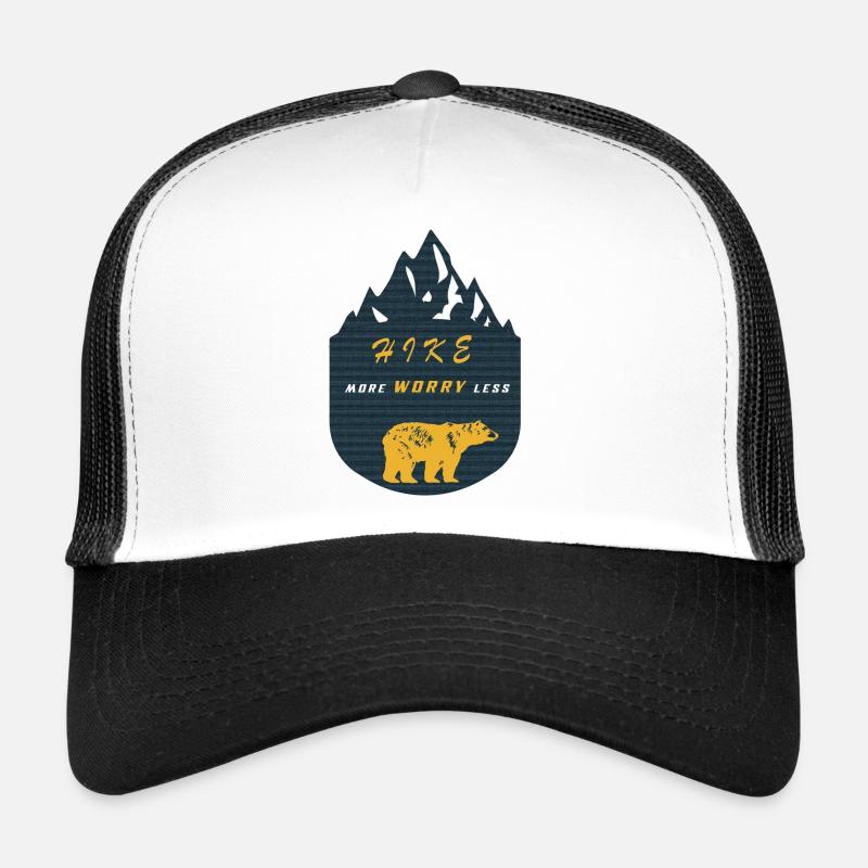 Mountain Hiking - Trucker Cap - Weiß/Schwarz