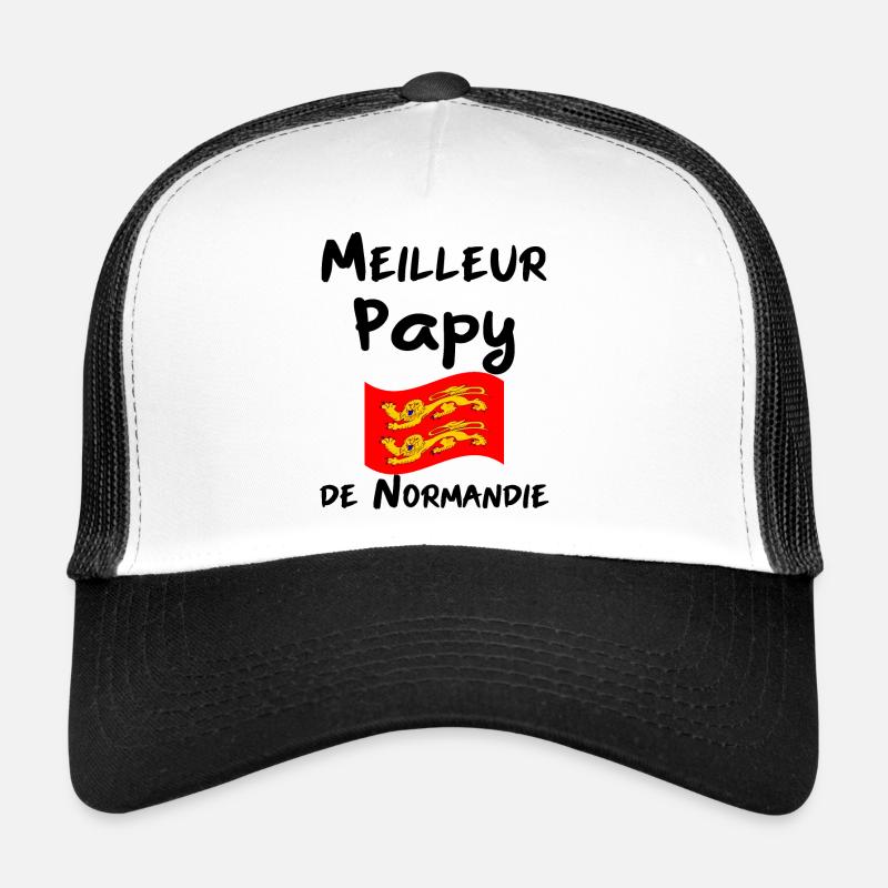 Meilleur Papy de Normandie Casquette trucker 