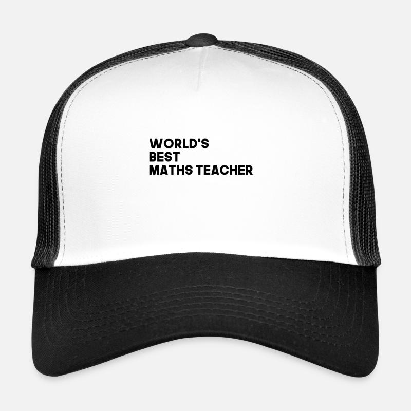 Meilleur professeur de mathématiques professeur de mathématiques Casquette trucker 