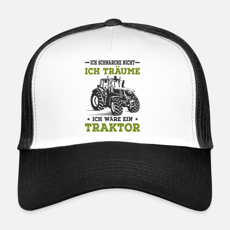 Traktor - Trucker Cap - Weiß/Schwarz
