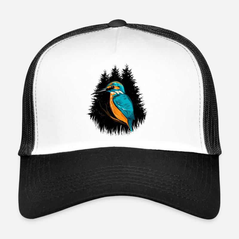 Eisvogel Karpfen Angeln Carphunter - Trucker Cap - Weiß/Schwarz