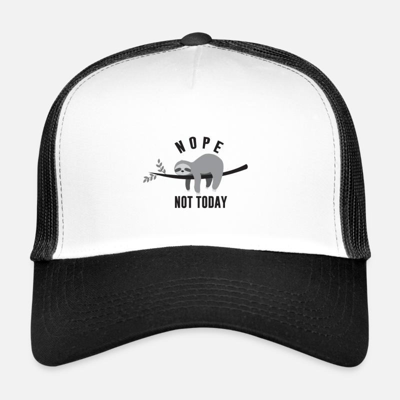 Sloth - Trucker Cap - Weiß/Schwarz