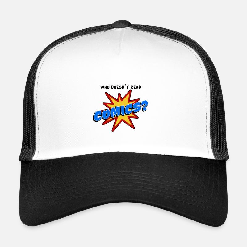 Qui ne lit pas la bande dessinée Casquette trucker 