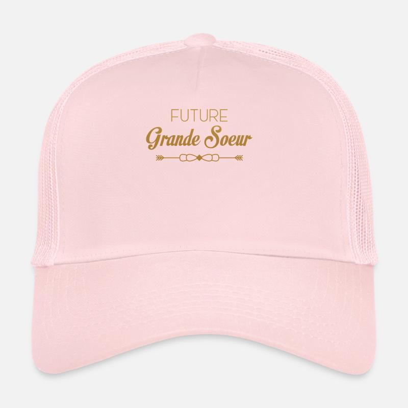 Future grande soeur doré cadeau annonce grossesse Casquette trucker 