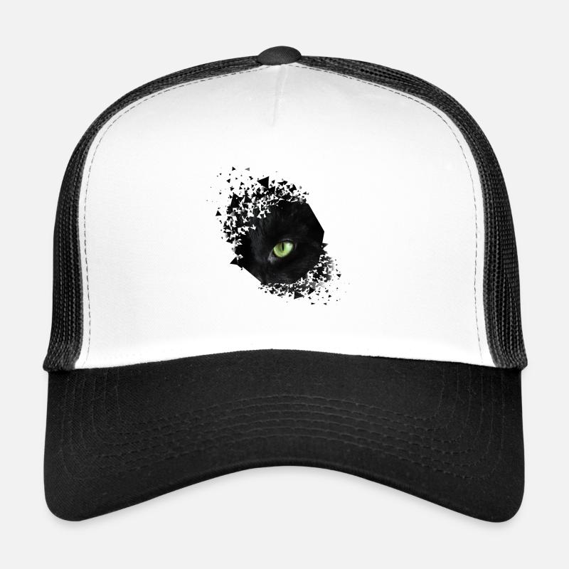 Oeil de chat chat chat propriétaire minou chaton Casquette trucker 