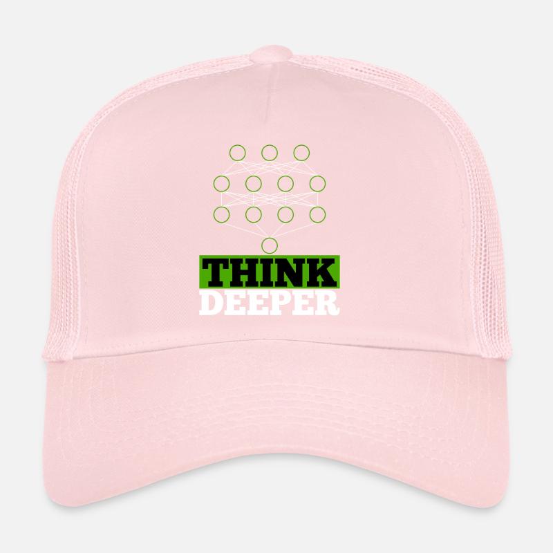 Artificial intelligence think deeper gift Trucker Cap