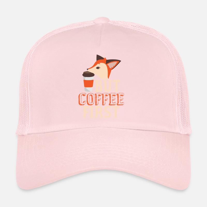 Mais le café d'abord Fuchs Style Casquette trucker 