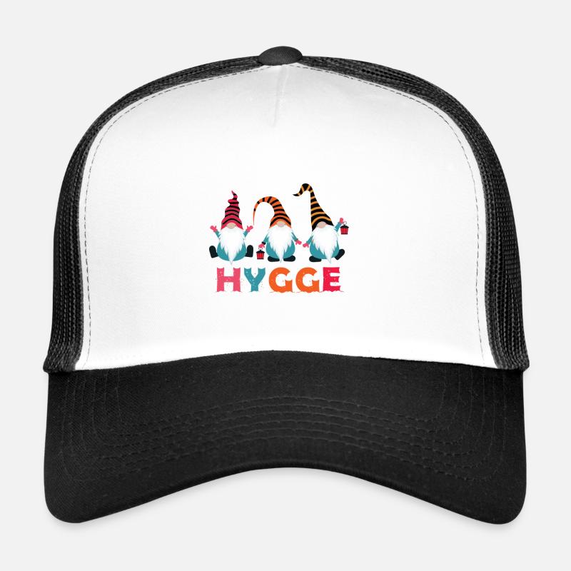 Hygge Christmas - Trucker Cap - Weiß/Schwarz