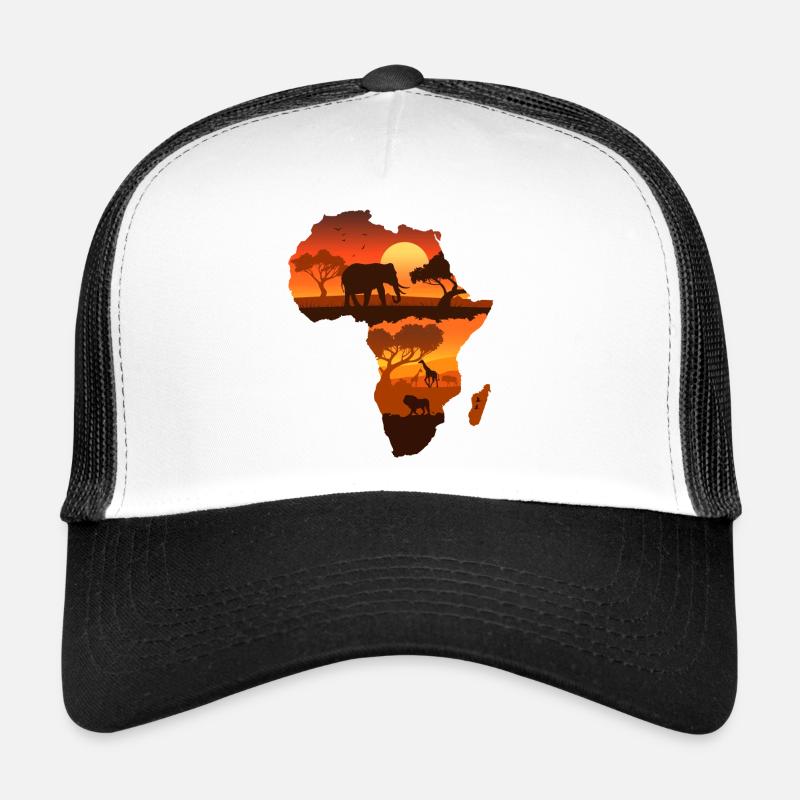 Africa Map Trucker Cap