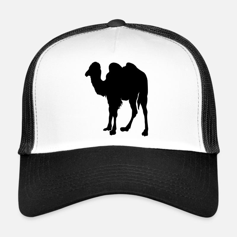 Kamel, Kamel - Trucker Cap - Weiß/Schwarz