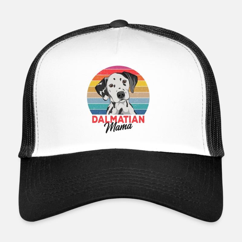 Dalmatiner - Trucker Cap - Weiß/Schwarz