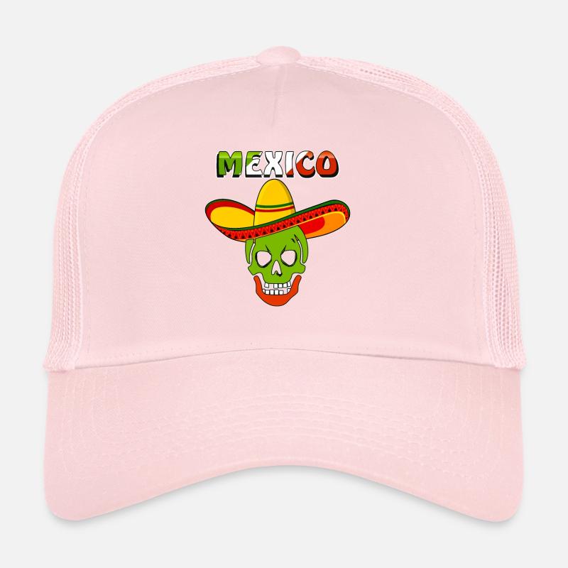 MEXICO SKULL Trucker Cap