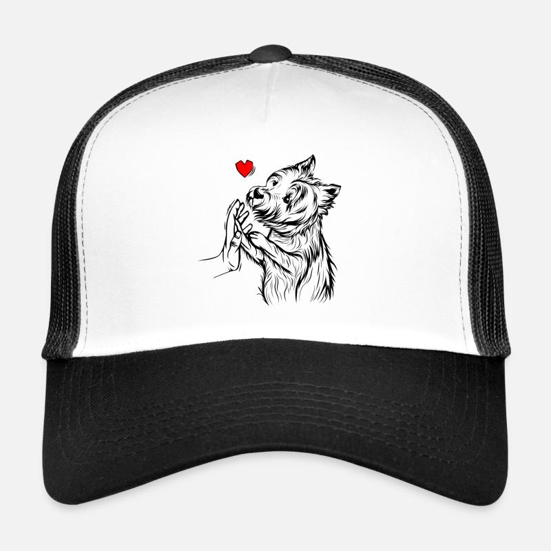 West Highland White Terrier - Trucker Cap - white/black