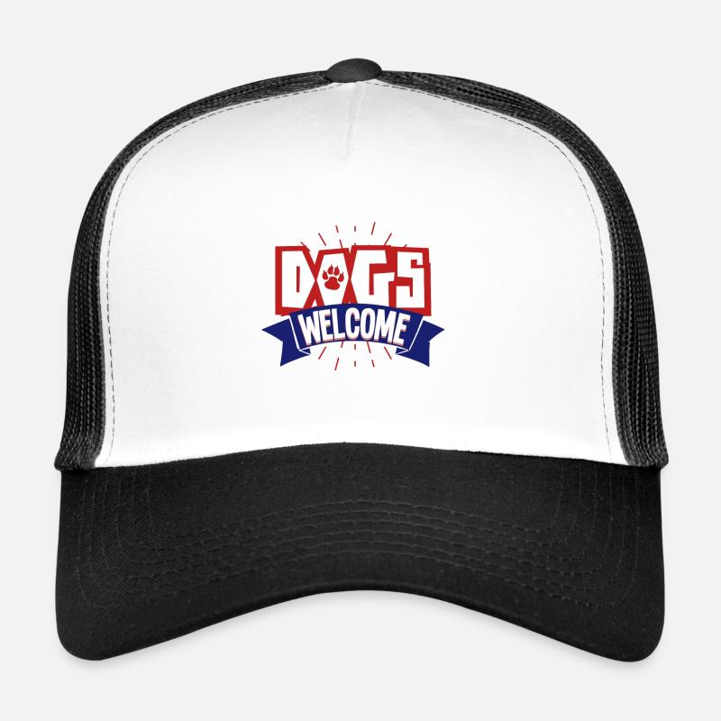Chiens bienvenus Casquette trucker 