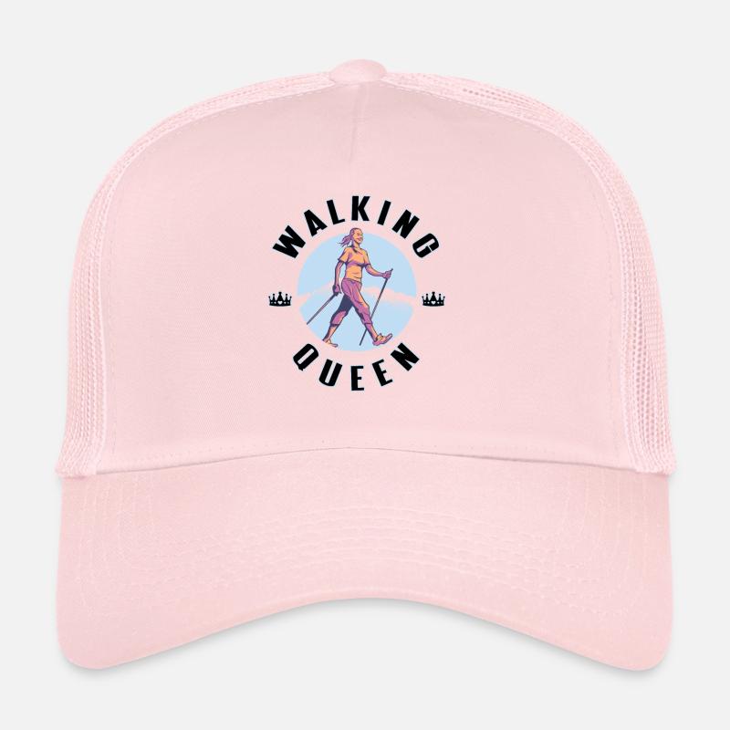 Nordic Walking Queen - marche - bâtons de marche Casquette trucker 