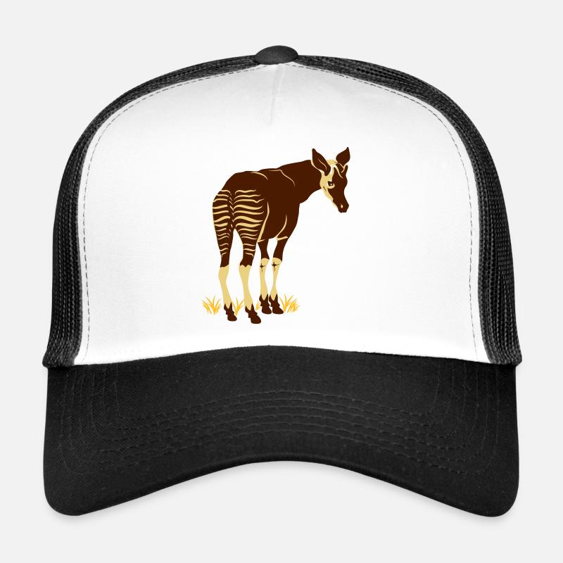 Okapi - Trucker Cap - white/black
