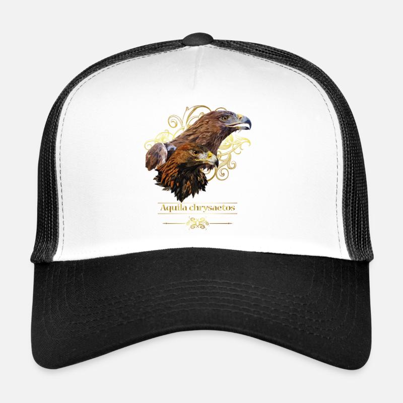 Aigle royal - Casquette trucker  - blanc/noir