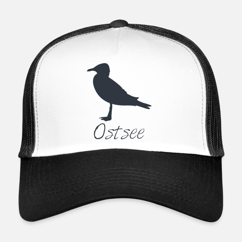 Ostsee - Trucker Cap - Weiß/Schwarz