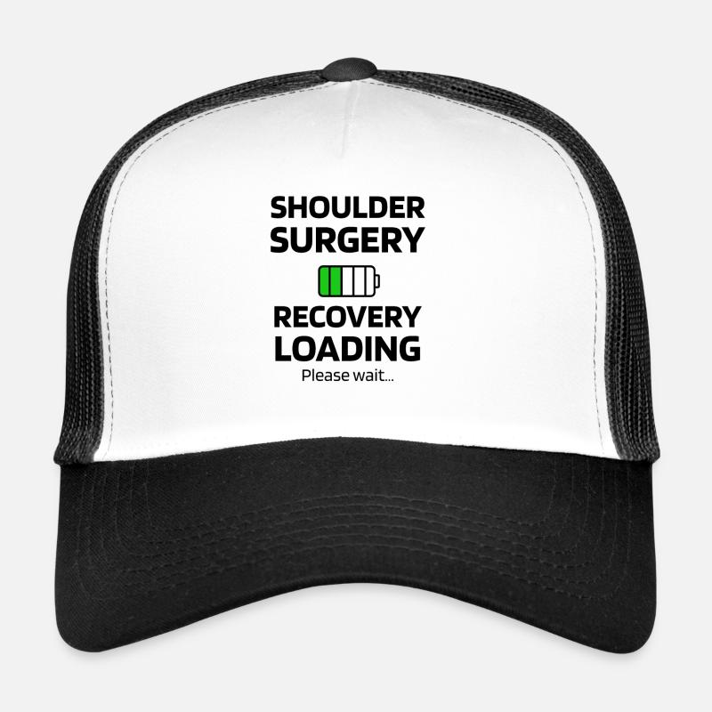 Shoulder surgery shoulder arthroscopy recovery gift Trucker Cap