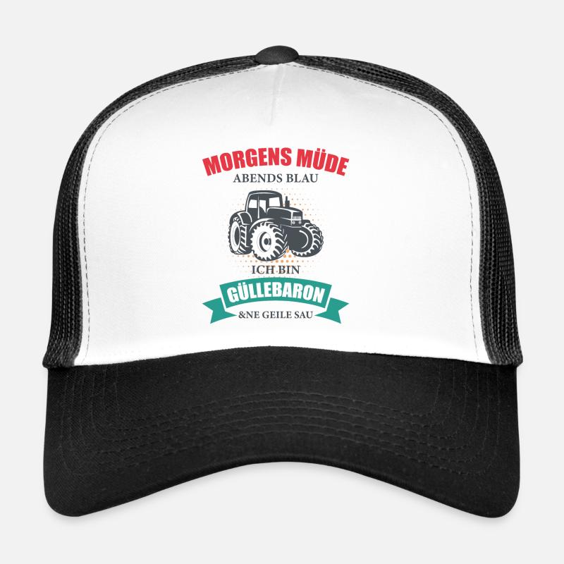 Landwirt Güllebaron Feld Bauer Trecker Traktor Trucker Cap